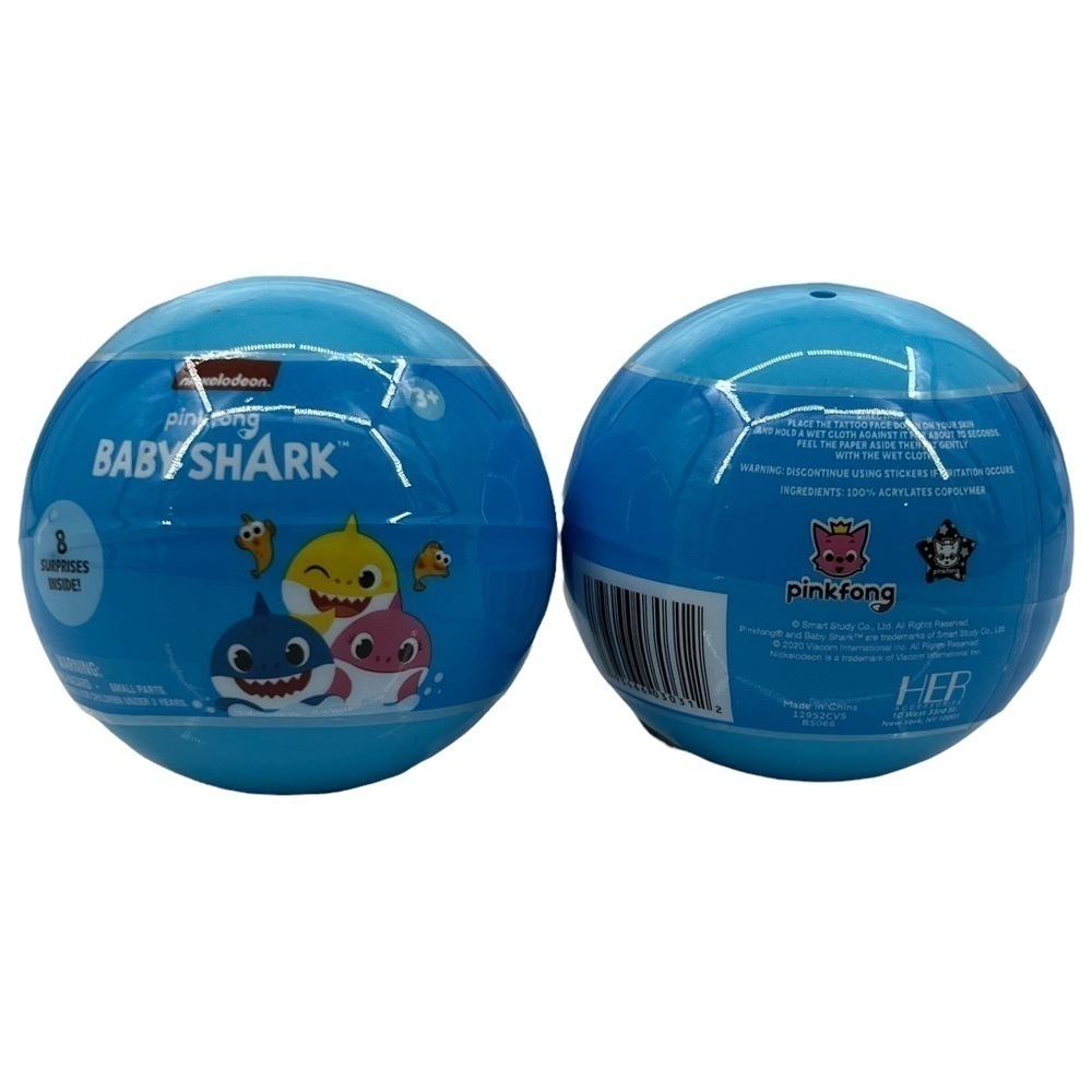 NWT Nickelodeon HRE Pinkfong Baby Shark Surprise Ball With 8 Surprises Inside